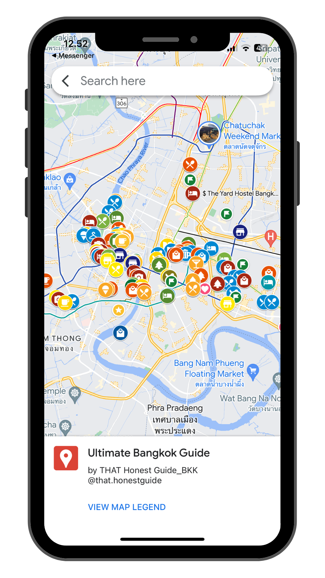 Ultimate Bangkok Guide + 200 locations saved on Google My Map