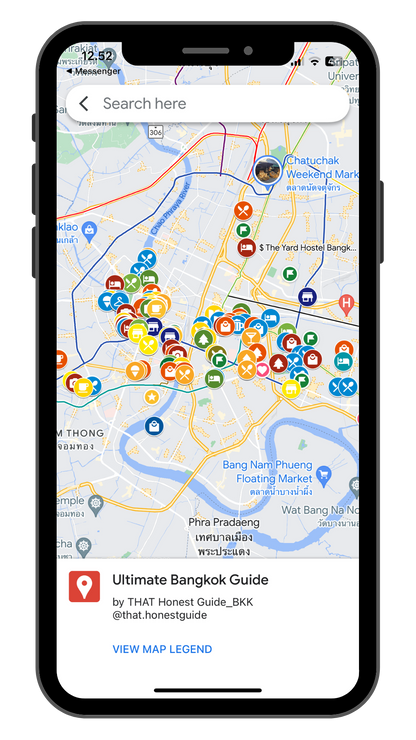 Ultimate Bangkok Guide + 200 locations saved on Google My Map